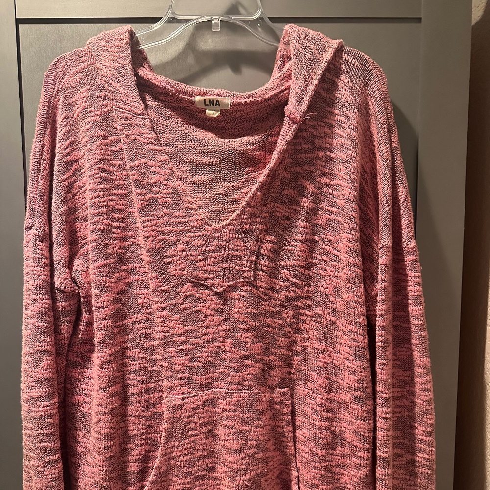 LNA Pink/Black Hoodie